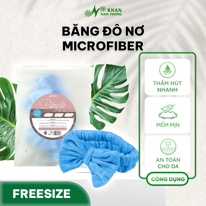 Băng đô nơ skincare cho các nàng