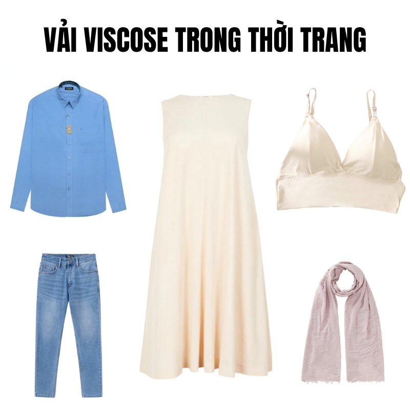 Biến hóa vải viscose trong thời trang