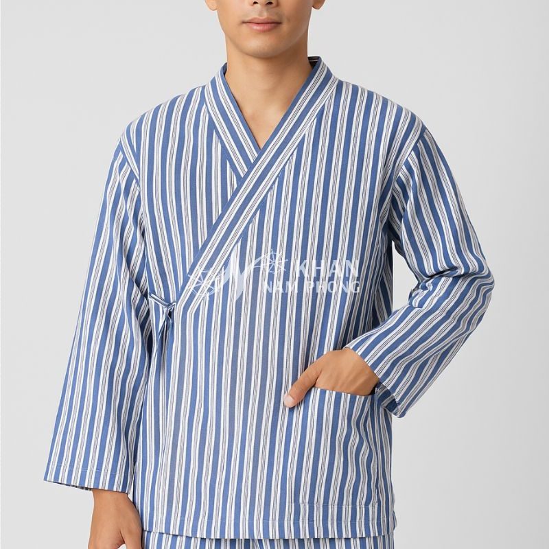 Đồng Phục Bệnh Nhân Kiểu Dáng Kimono