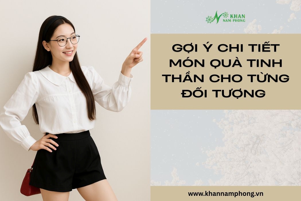 Gợi ý chi tiết món quà tinh thần cho từng đối tượng