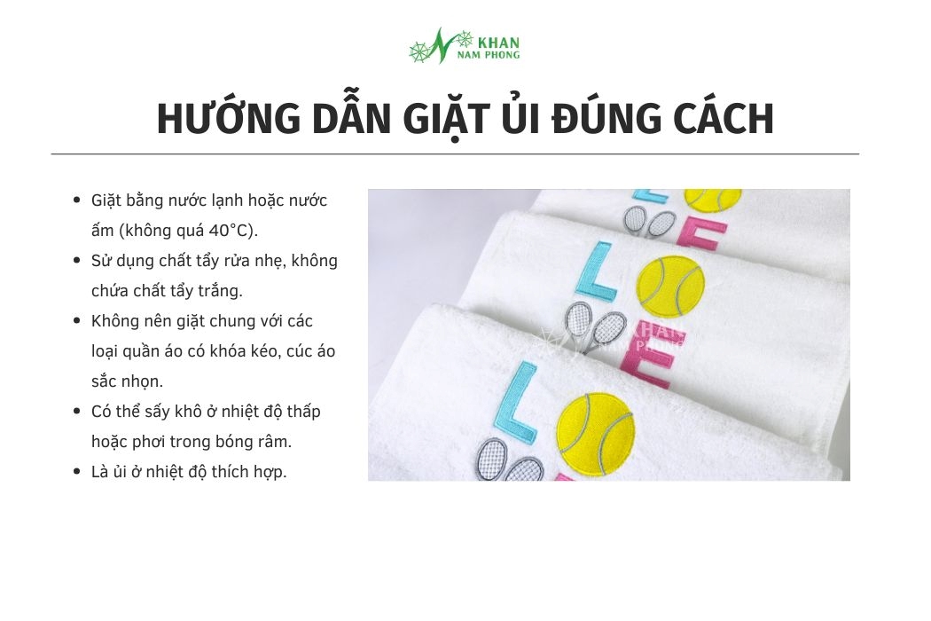 Hướng dẫn giặt ủi đúng cách