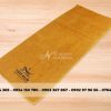 Khăn Microfiber In Logo Màu Vàng Bò