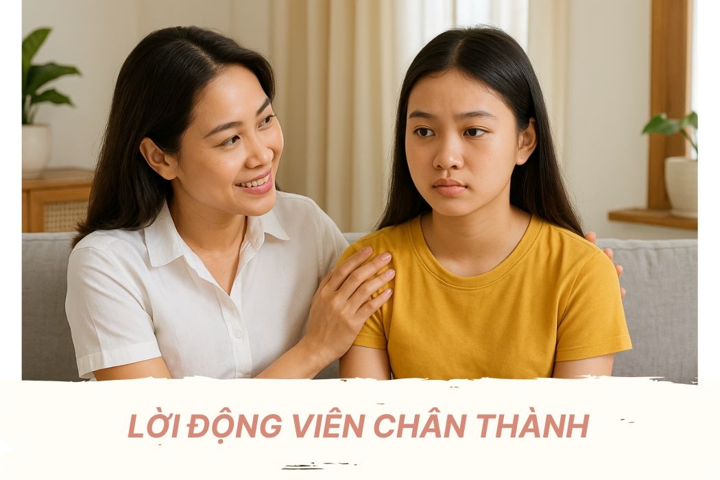 Lời động viên chân thành chính là quà tặng tinh thần ý nghĩa