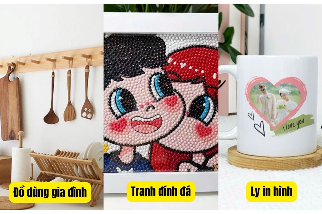 Quà tặng cưới thiết kế theo yêu cầu