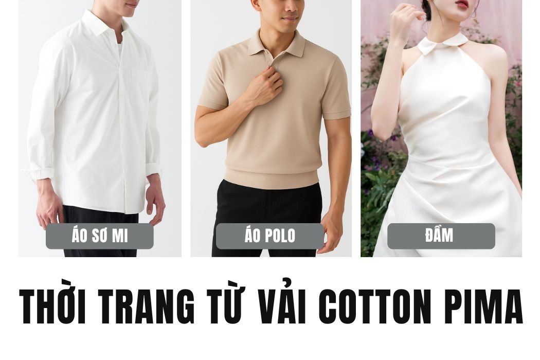 Thời trang từ vải cotton pima