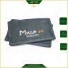 Khăn Tập Gym 34x80cm Màu Xám Nhạt 100% Cotton Thêu Logo KY Fitness