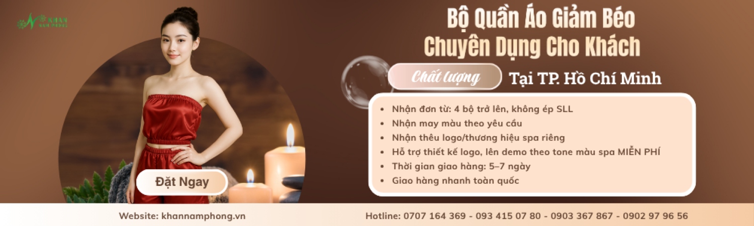 Bộ quần áo giảm béo spa cho khách 