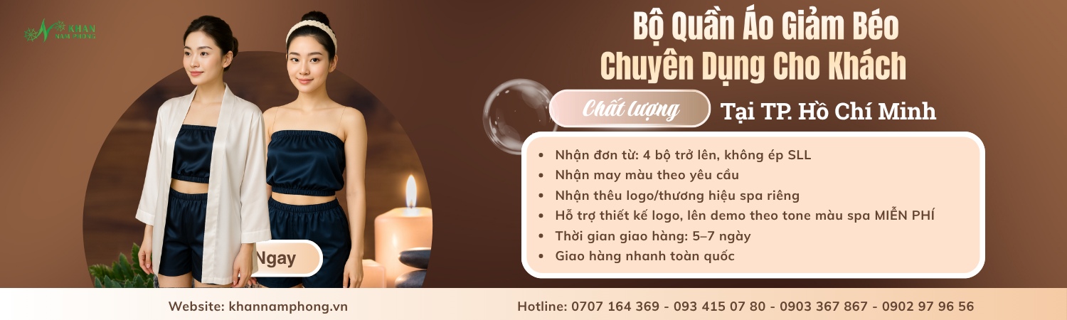 Bộ quần áo giảm béo spa cho khách 