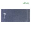 Khăn Chạy Bộ 100% Cotton Màu Xám Lông Chuột Thêu Logo 34x80cm