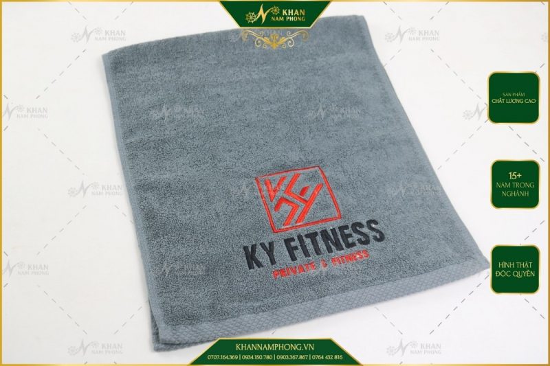 khan gym cotton theu logo