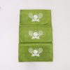 Khăn Lau Mồ Hôi Cầu Lông Microfiber Màu Xanh Cốm Thêu Logo