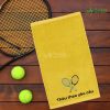 Khăn Lau Mồ Hôi Tennis Cotton Thêu Logo