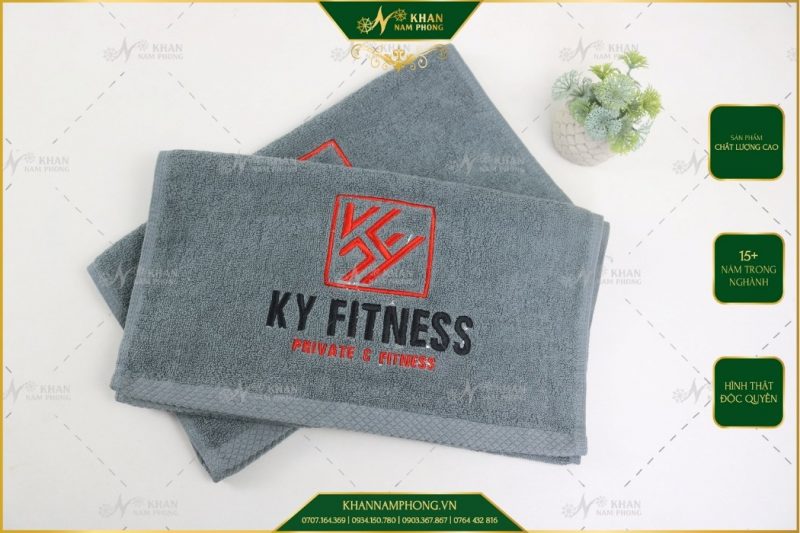 khan tap gym cao cap 34x80cm theu logo 1