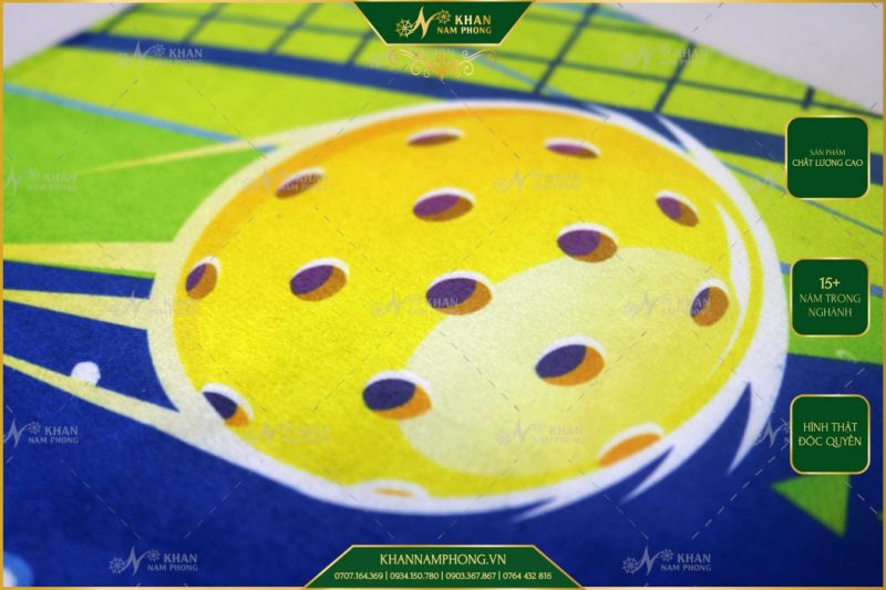 khan the thao pickleball microfiber in chuyen nhiet sac net