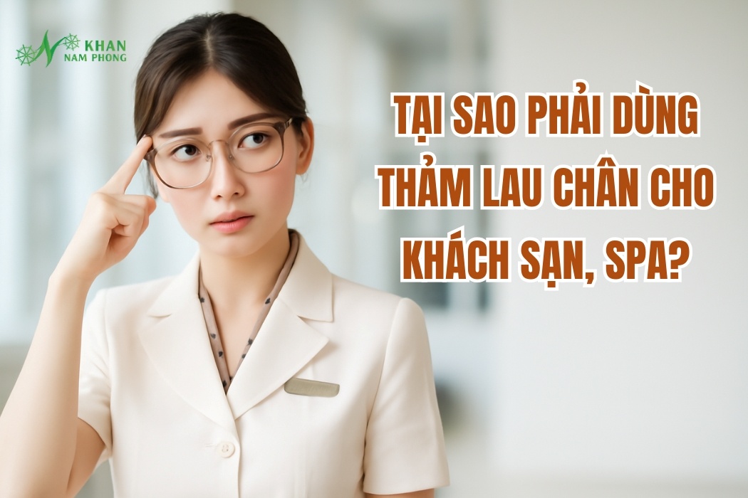Tại sao phải dùng thảm lau chân cho spa, khách sạn