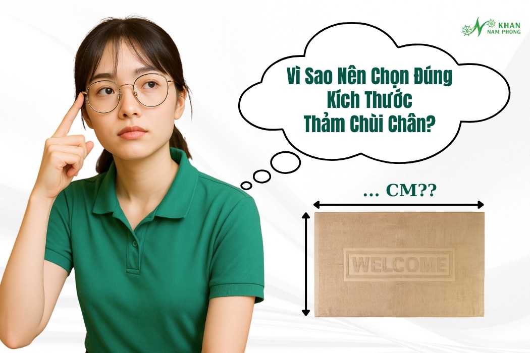 Vì sao nên chọn đúng kích thước thảm chùi chân?