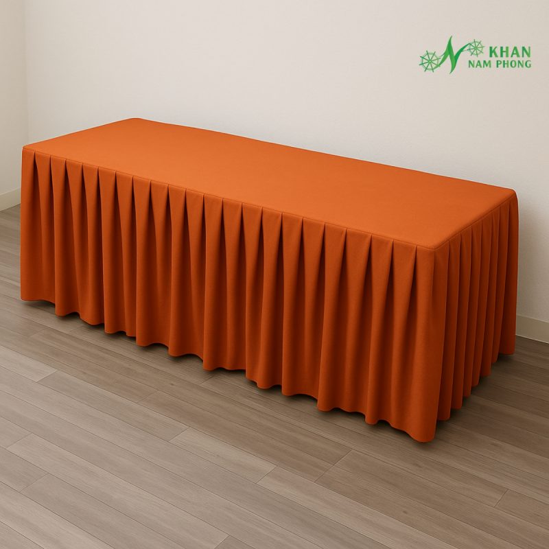 Ga Giường Spa, Massage, TMV Màu Cam Chất Liệu Thun Hàn Quốc