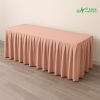 Ga Giường Spa, Massage, TMV Màu Cam Pastel Chất Liệu Thun Hàn Quốc