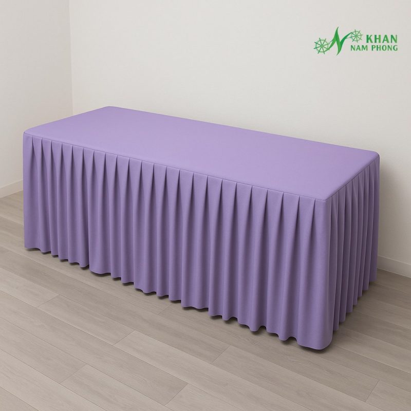 Ga Giường Spa, Massage, TMV Màu Tím Khoai Môn Chất Liệu Thun Hàn Quốc
