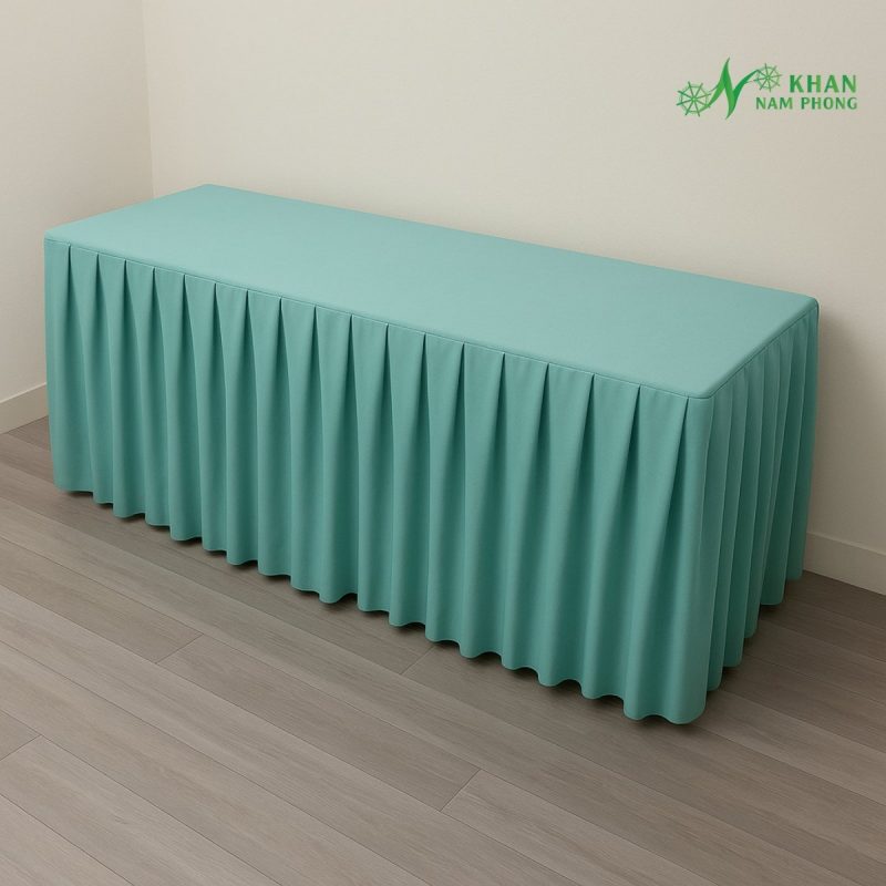 Ga Giường Spa, Massage, TMV Màu Xanh Ngọc Bích Nhạt Chất Liệu Thun Hàn Quốc