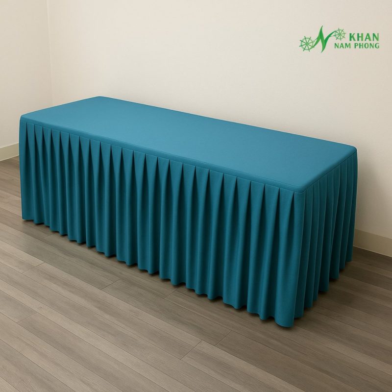 Ga Giường Spa, Massage, TMV Màu Xanh Ngọc Sáng Chất Liệu Thun Hàn Quốc