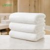 Khăn Tắm Khách Sạn Resort Cotton Cao Cấp Màu Trắng 70x140cm