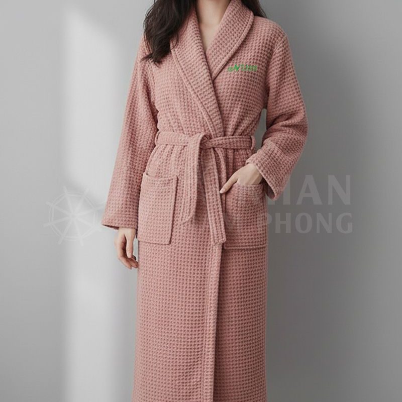 Áo Choàng Tắm Tổ Ong