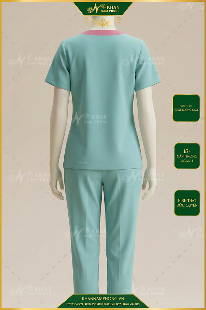 Mẫu áo spa chuyên dụng được ưa chuông nhất Mẫu áo spa