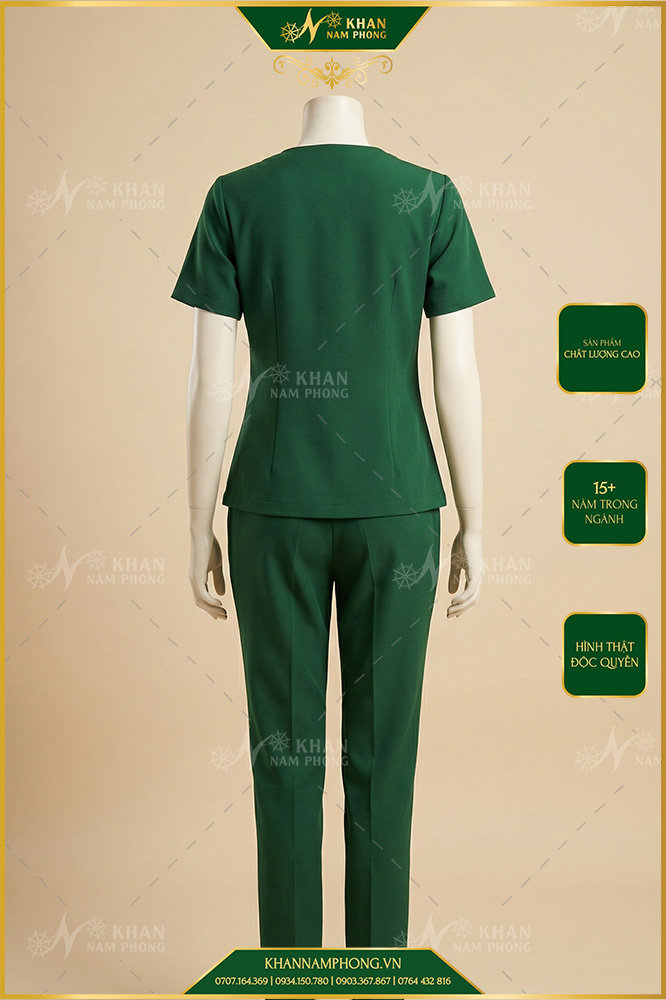 Mẫu áo spa chuyên dụng được ưa chuông nhất Mẫu áo spa