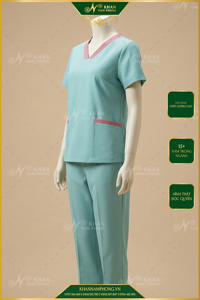 Mẫu áo spa chuyên dụng được ưa chuông nhất Mẫu áo spa