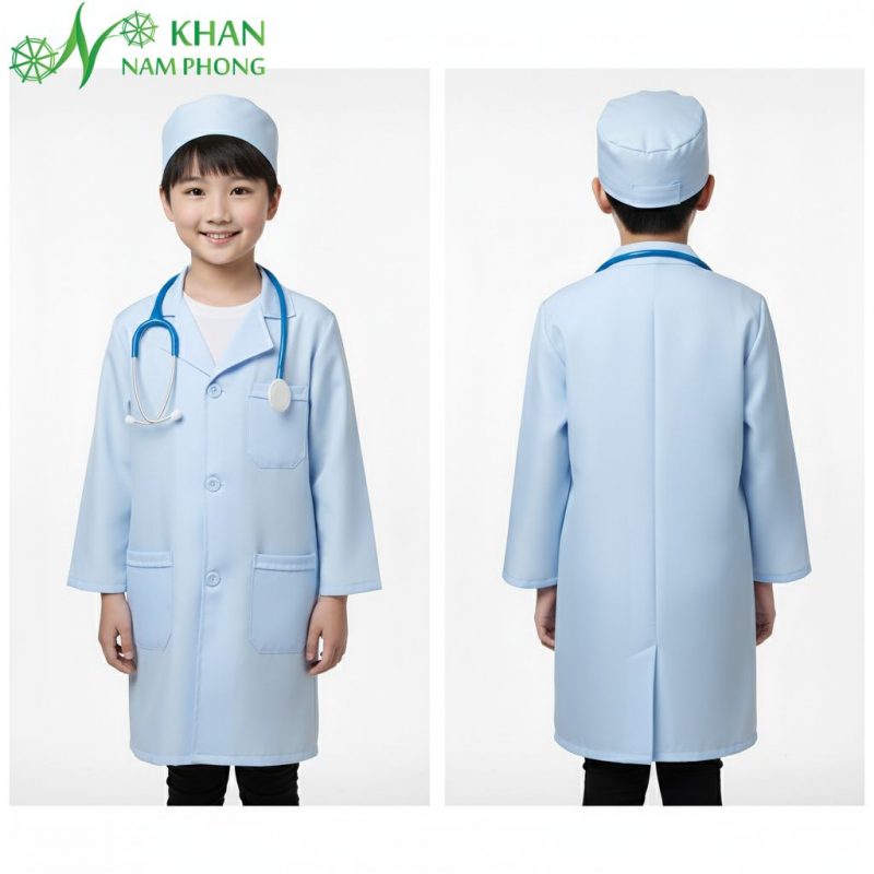 Áo bác sĩ cho trẻ em, trang phục áo bác sĩ cho trẻ em