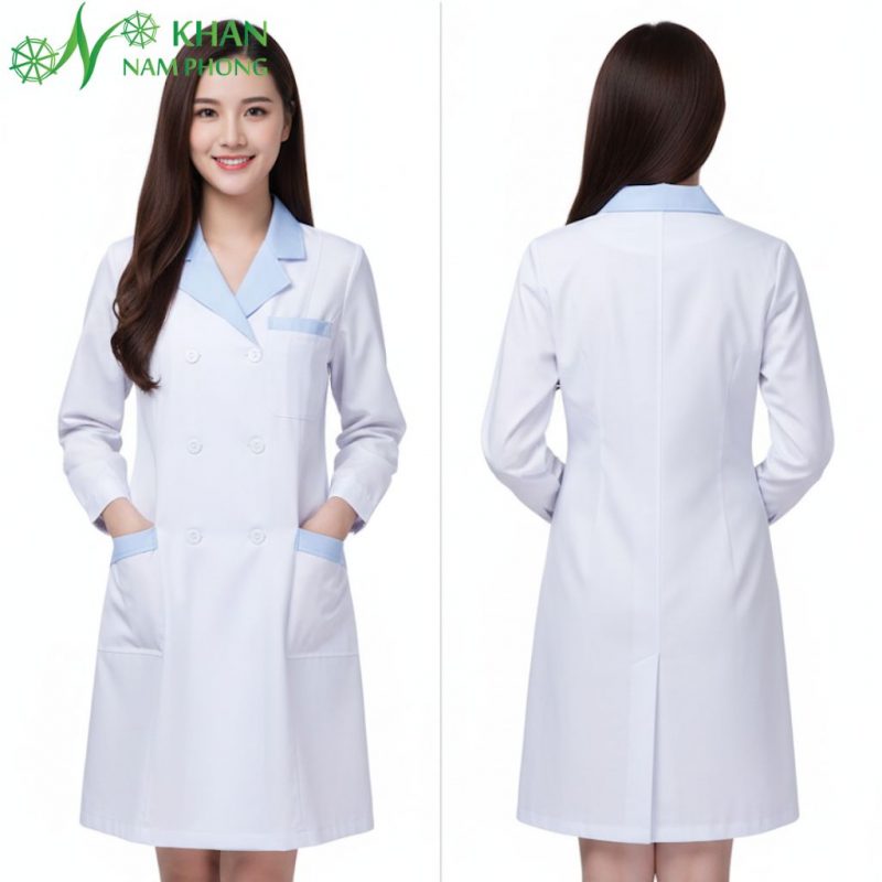 Áo blouse cổ bẻ danton