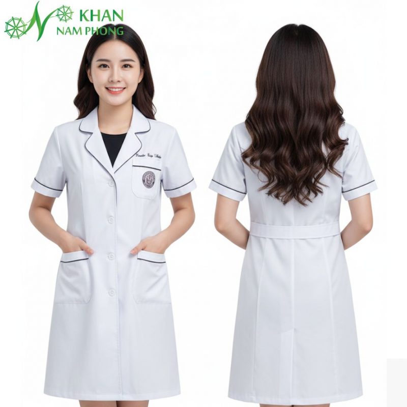 Áo blouse cổ bẻ danton