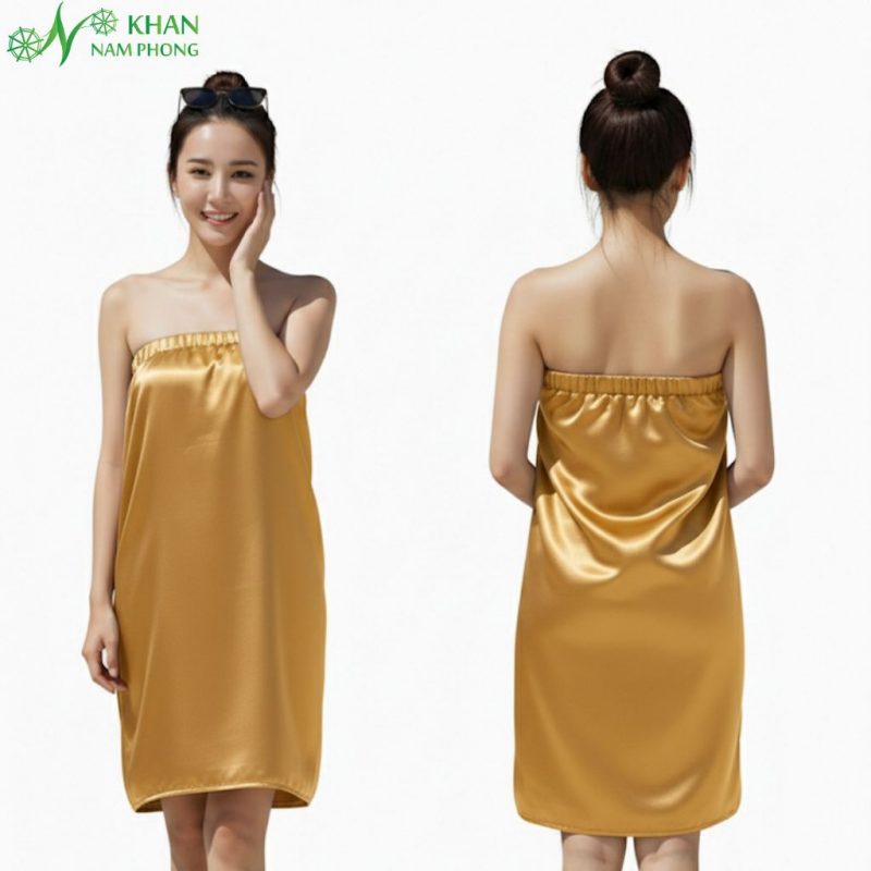 Áo ống spa - Áo quấn cho khách ở spa nhiều màu (Microfiber)
