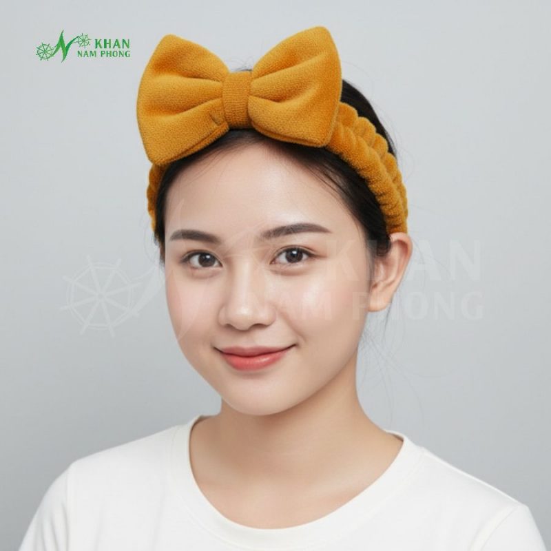 Băng Đô Skincare, Nơ Microfiber Chuyên Dụng SLL