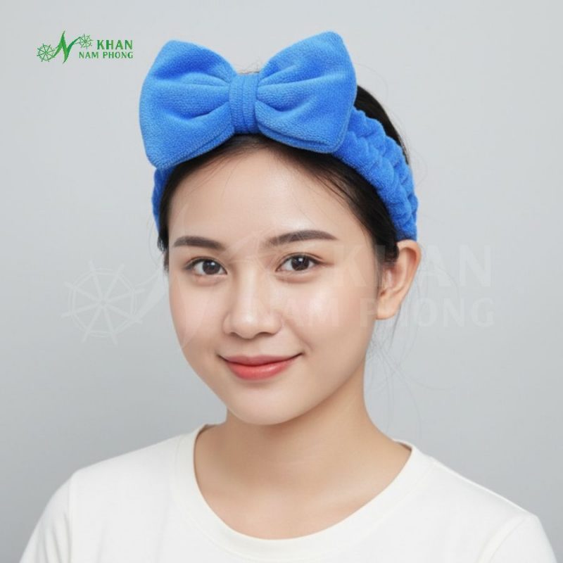 Băng Đô Skincare, Nơ Microfiber Chuyên Dụng SLL