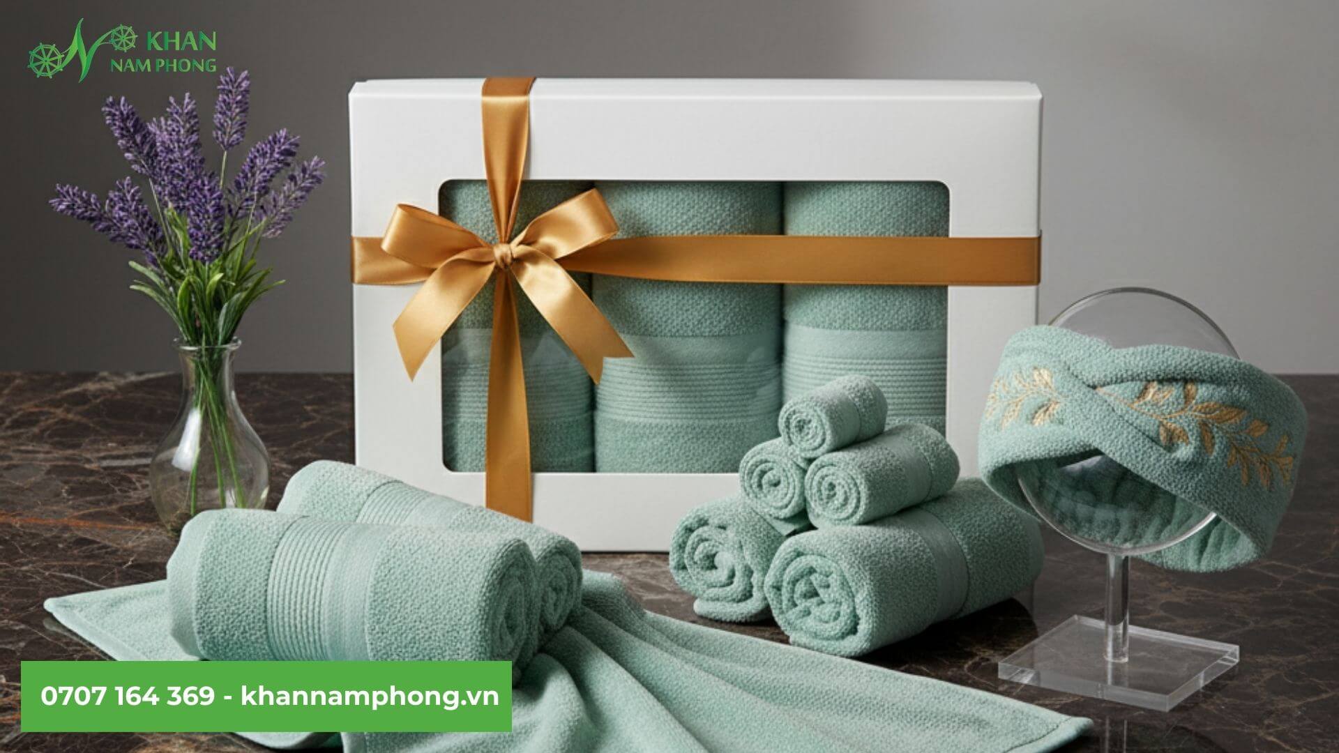 Combo Khăn & Băng đô món quà lí tưởng cho các sự kiện tại spa, phòng gym