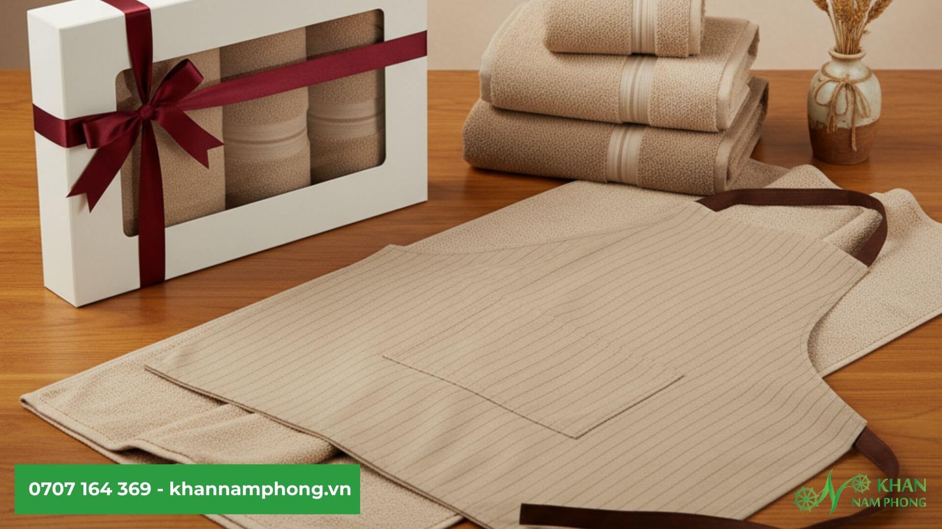 Combo Khăn & Tạp dề quà tặng sáng tạo trong các sự kiện bếp
