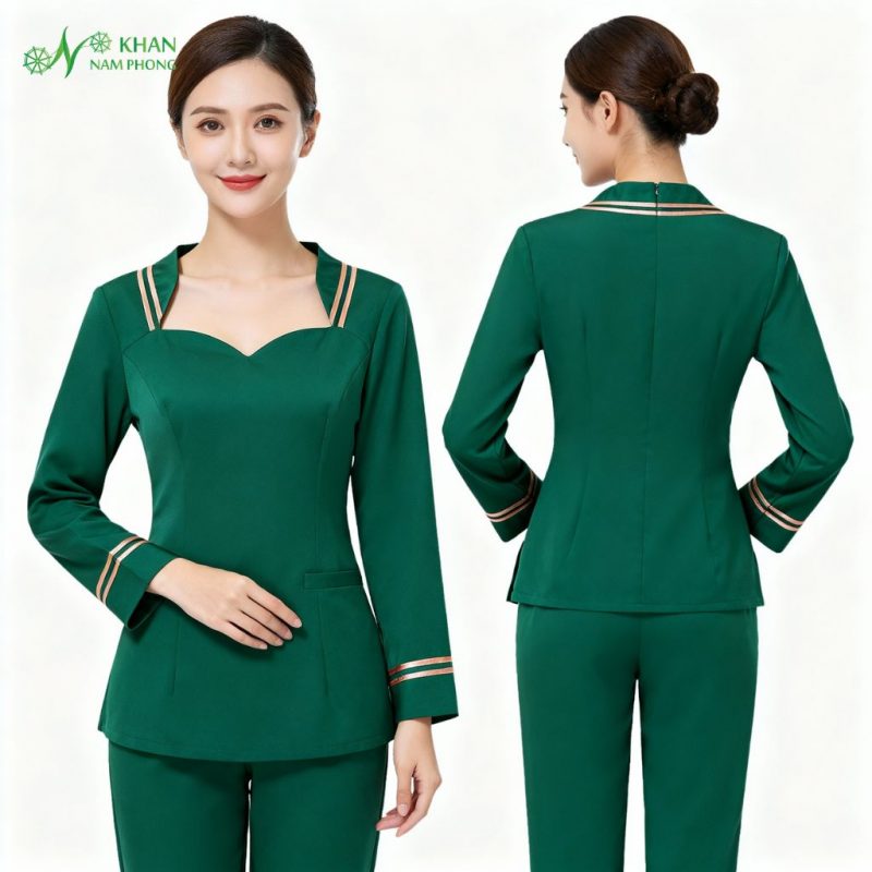 Đồng phục spa tay dài