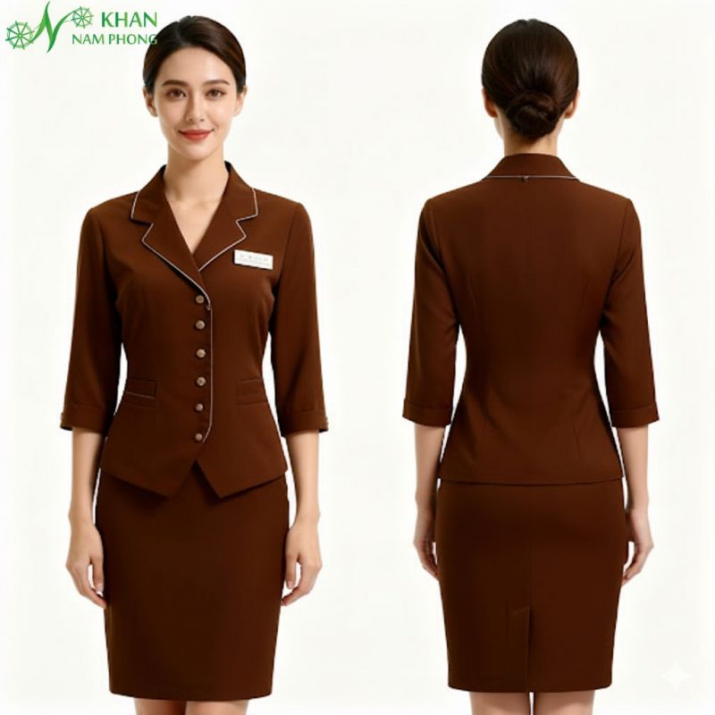 Đồng phục vest spa, đồng phục spa dạng vest