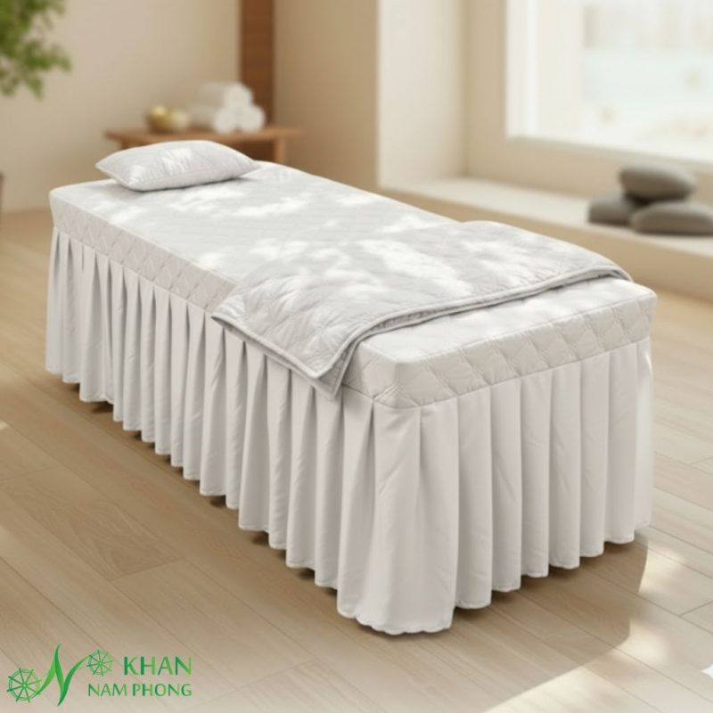 Ga Bọc Giường Phun Xăm, Tiêm Filler Cotton Chần Bông