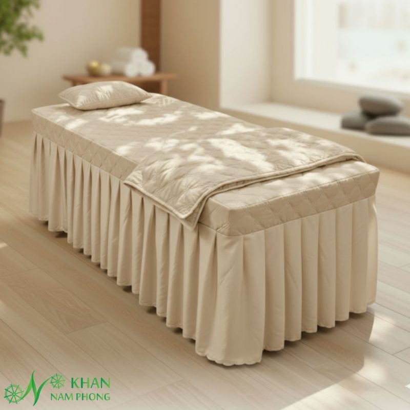 Ga Bọc Giường Phun Xăm, Tiêm Filler Cotton Chần Bông