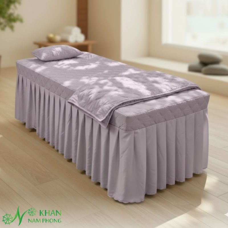 Ga Bọc Giường Phun Xăm, Tiêm Filler Cotton Chần Bông