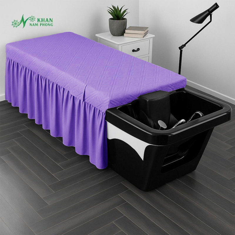 Drap trải giường gội đầu dưỡng sinh