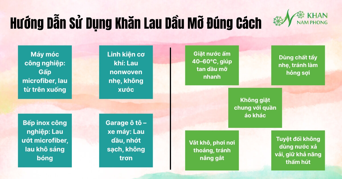 Hướng dẫn sử dụng khăn đúng cách