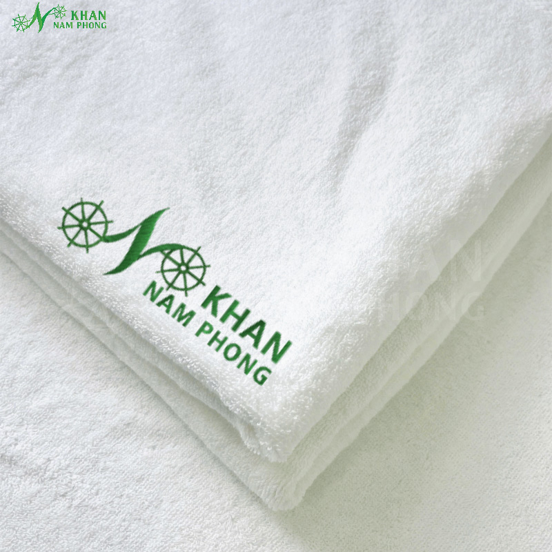 Khăn khách sạn thêu logo