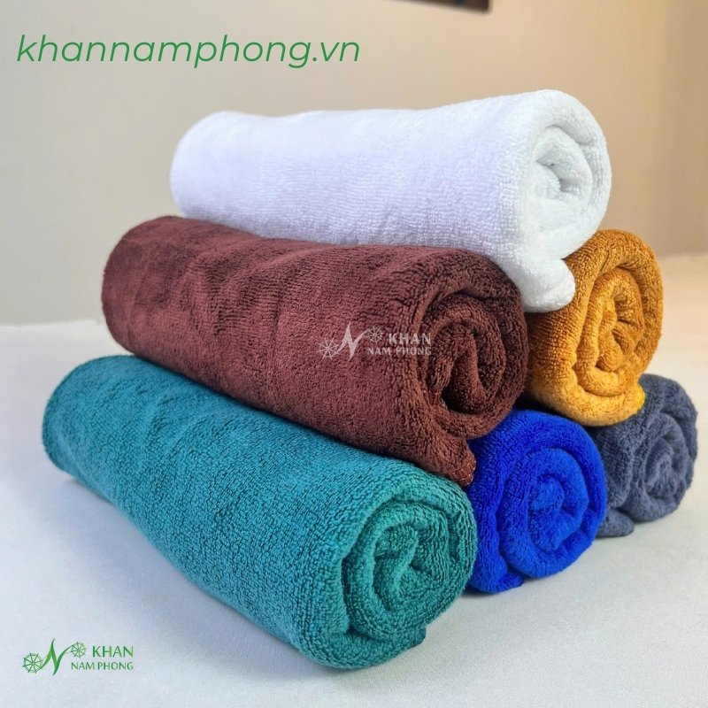 Khăn cho tiệm nails, khăn nail Microfiber dày không đổ lông 