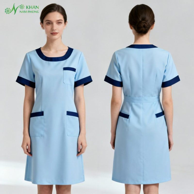 Mẫu váy đồng phục spa