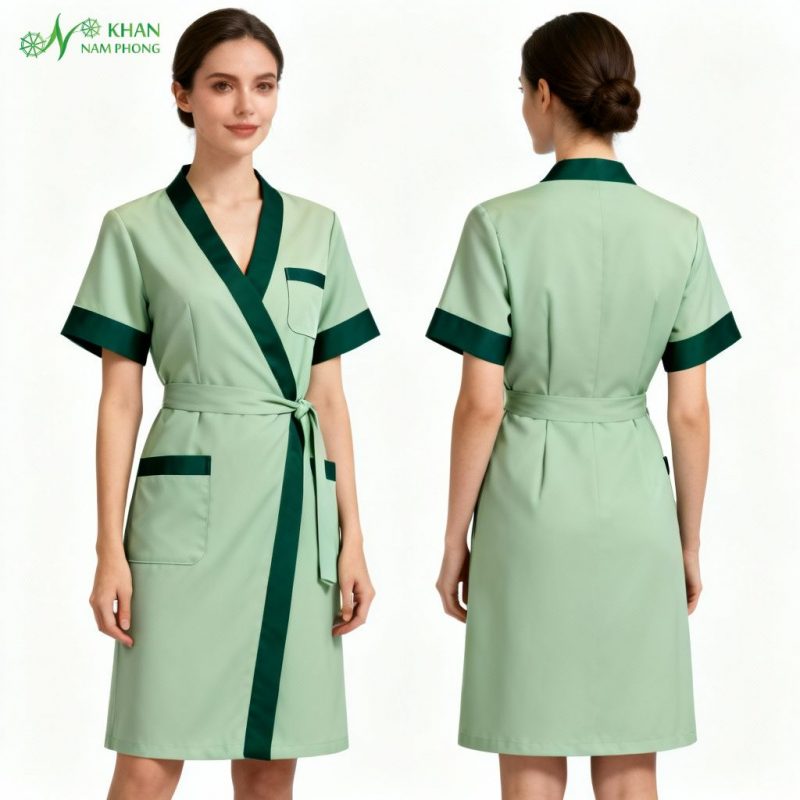 Mẫu váy đồng phục spa