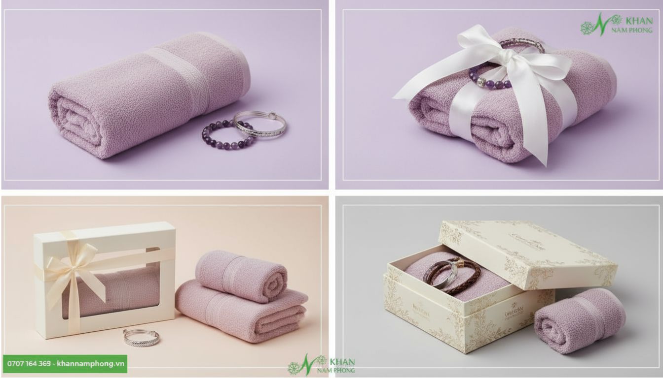 Combo khăn và nvòng tay quà giá rẻ tặng trong các sự kiện quảng cáo